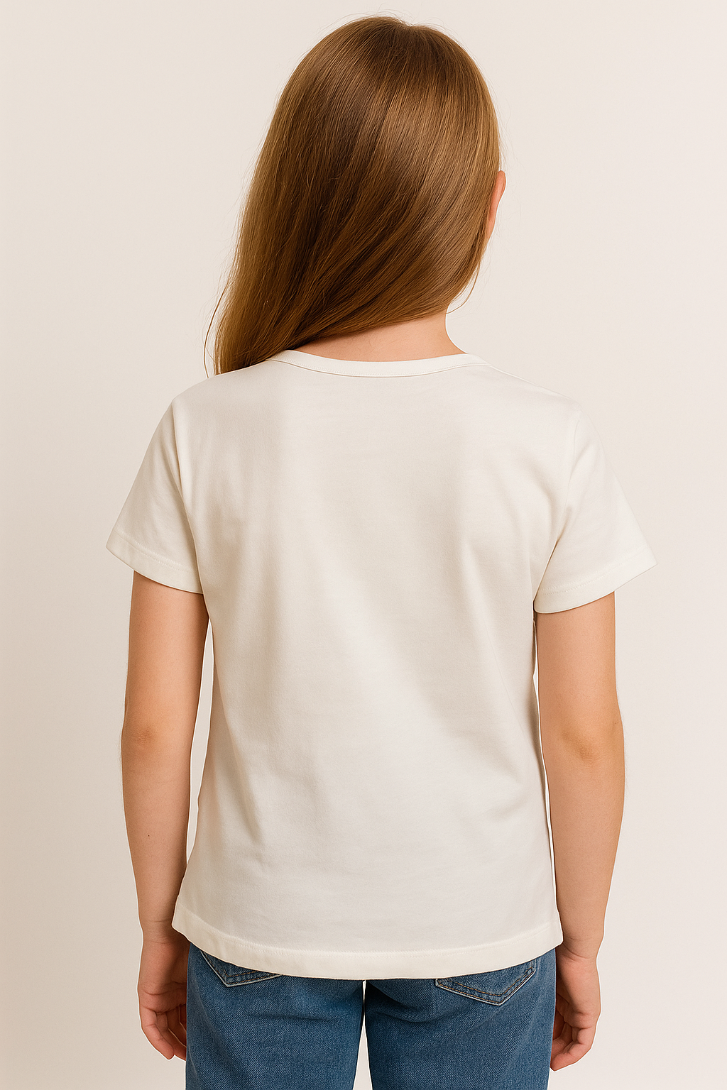 Girl's pearl blouse cream Breeze 21831-3625-28