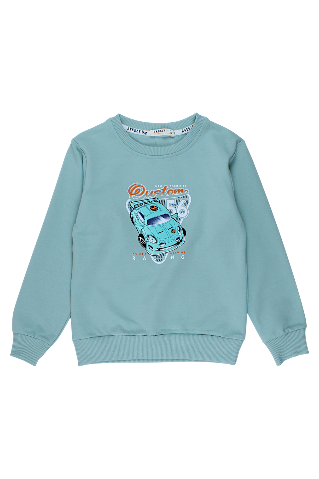Boy's Power Machine Sweatshirt Mint Breeze 22124-12925
