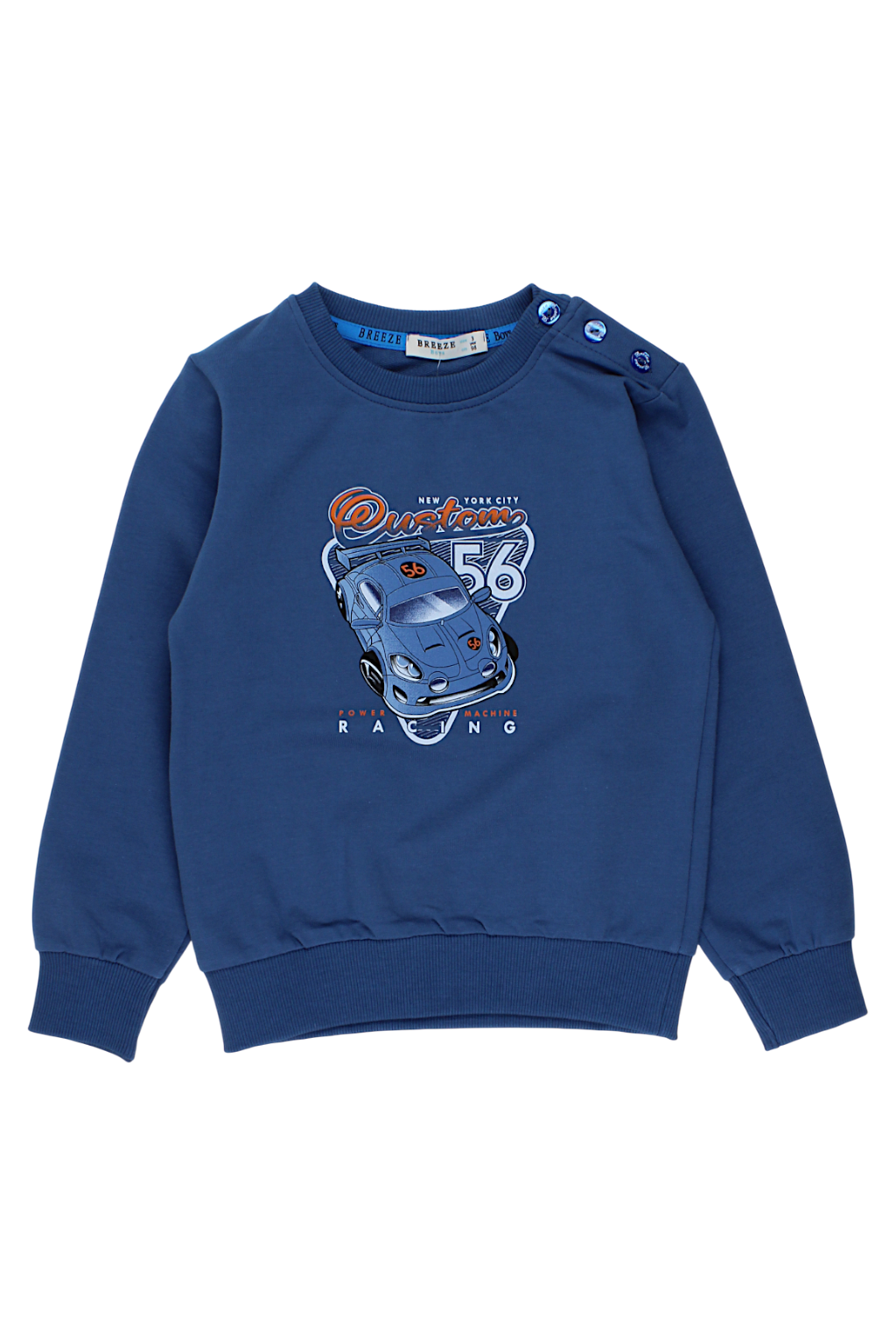 Boy's Power Machine Sweatshirt Blue Breeze 22124-12925