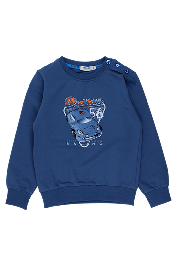 Boy's Power Machine Sweatshirt Blue Breeze 22124-12925