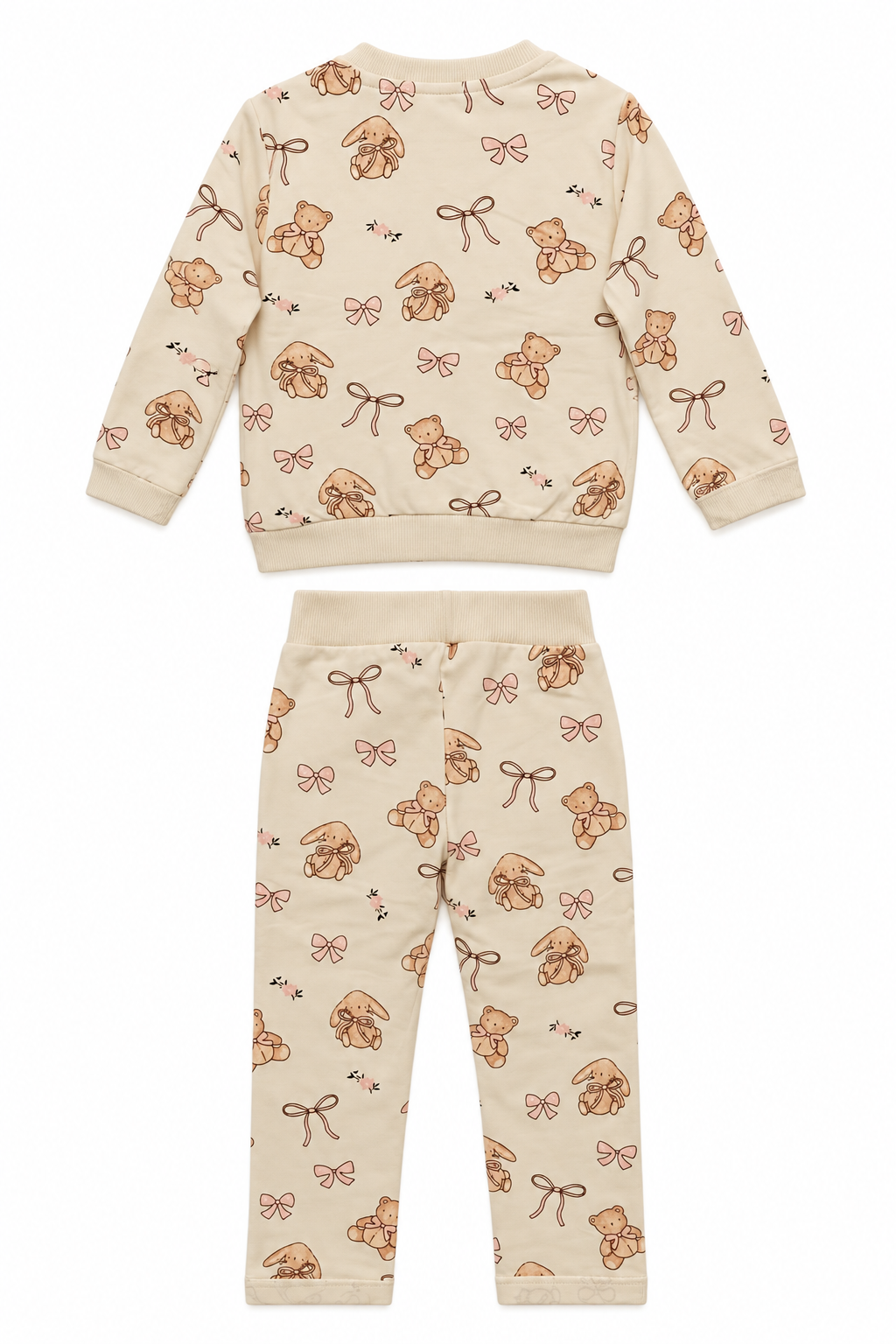 Dres w króliki i misie dziewczęcy wanilia Breeze 23191-3926