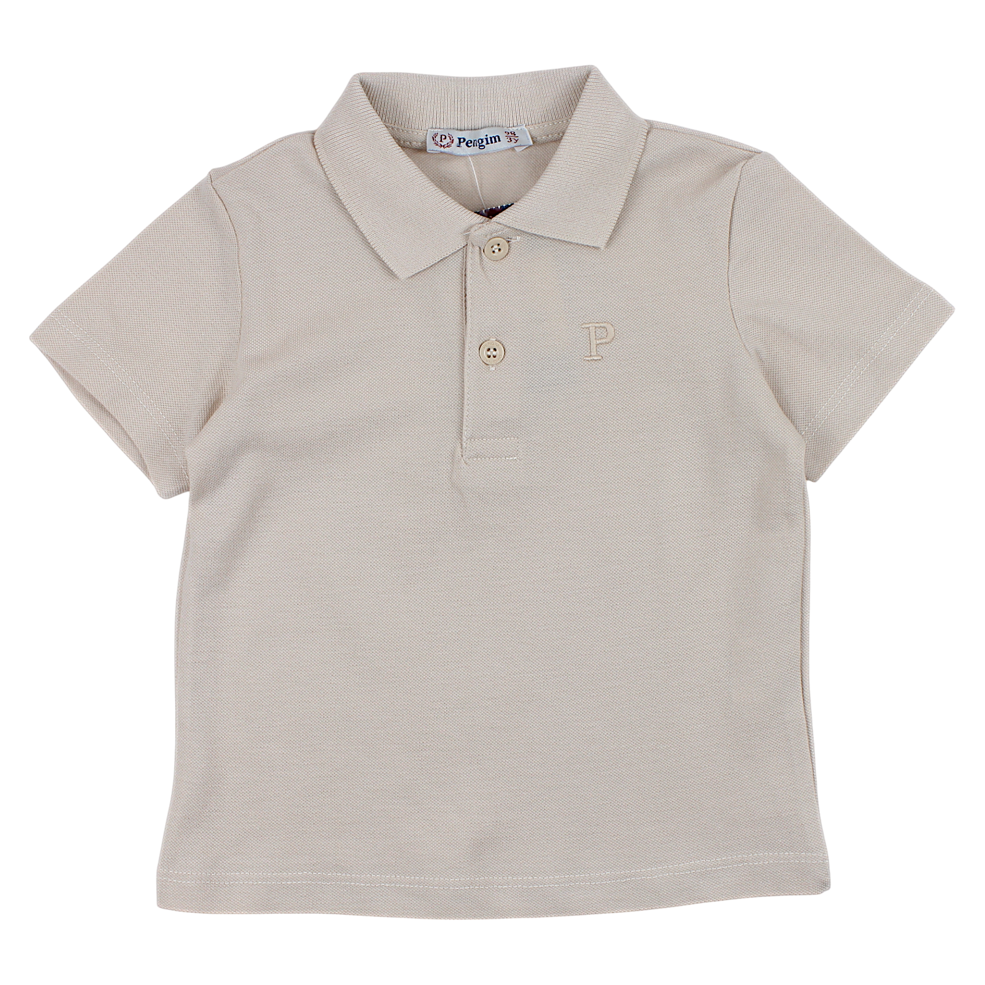 Boys' Beige Polo Shirt Lacosta Pengim 2365-14425
