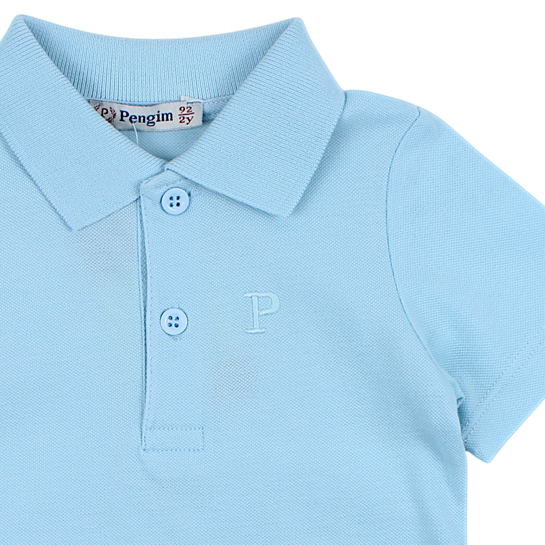 Boys' blue polo shirt Lacosta Pengim 2365-14425