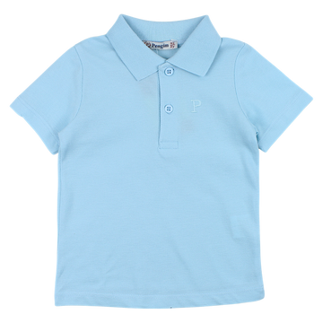 Boys' blue polo shirt Lacosta Pengim 2365-14425