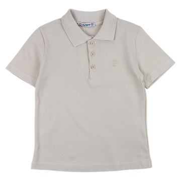 Boys' polo shirt beige Lacosta Pengim 2375-14425