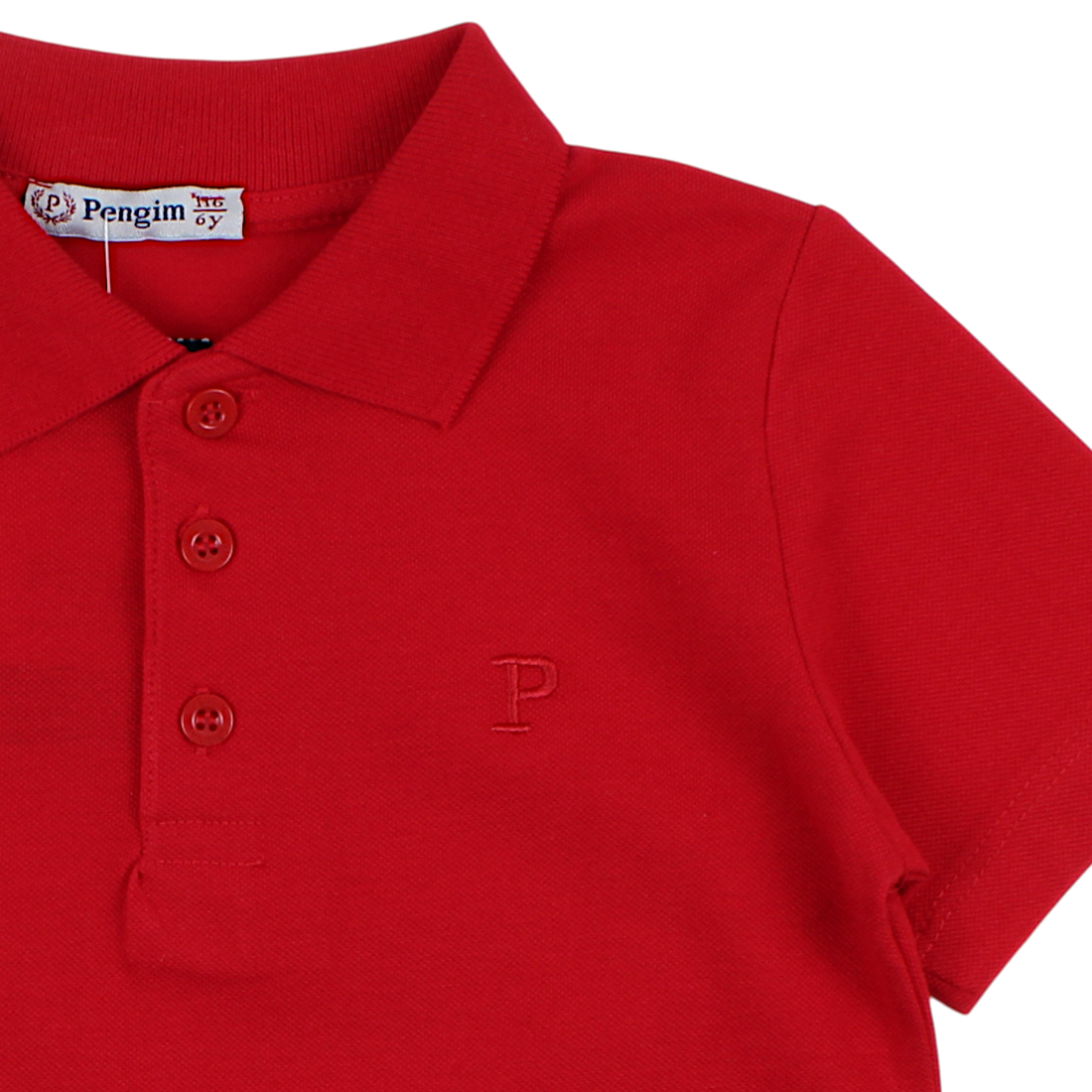 Lacosta Boys Polo Shirt Red Pengim 2375-14425-18