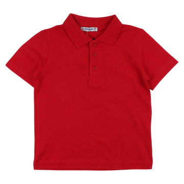 Lacosta Boys Polo Shirt Red Pengim 2375-14425-18