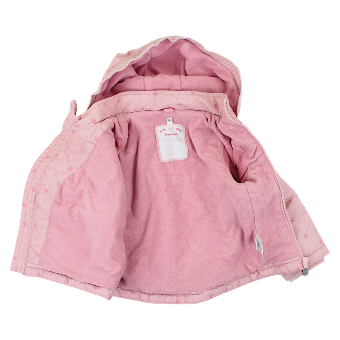 Pink jacket for girls used Topomini 238