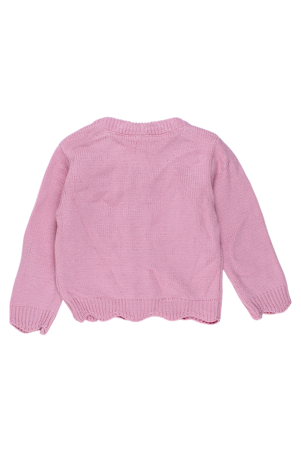 Girls' pink cardigan sweater Angora Gold 2417-11925