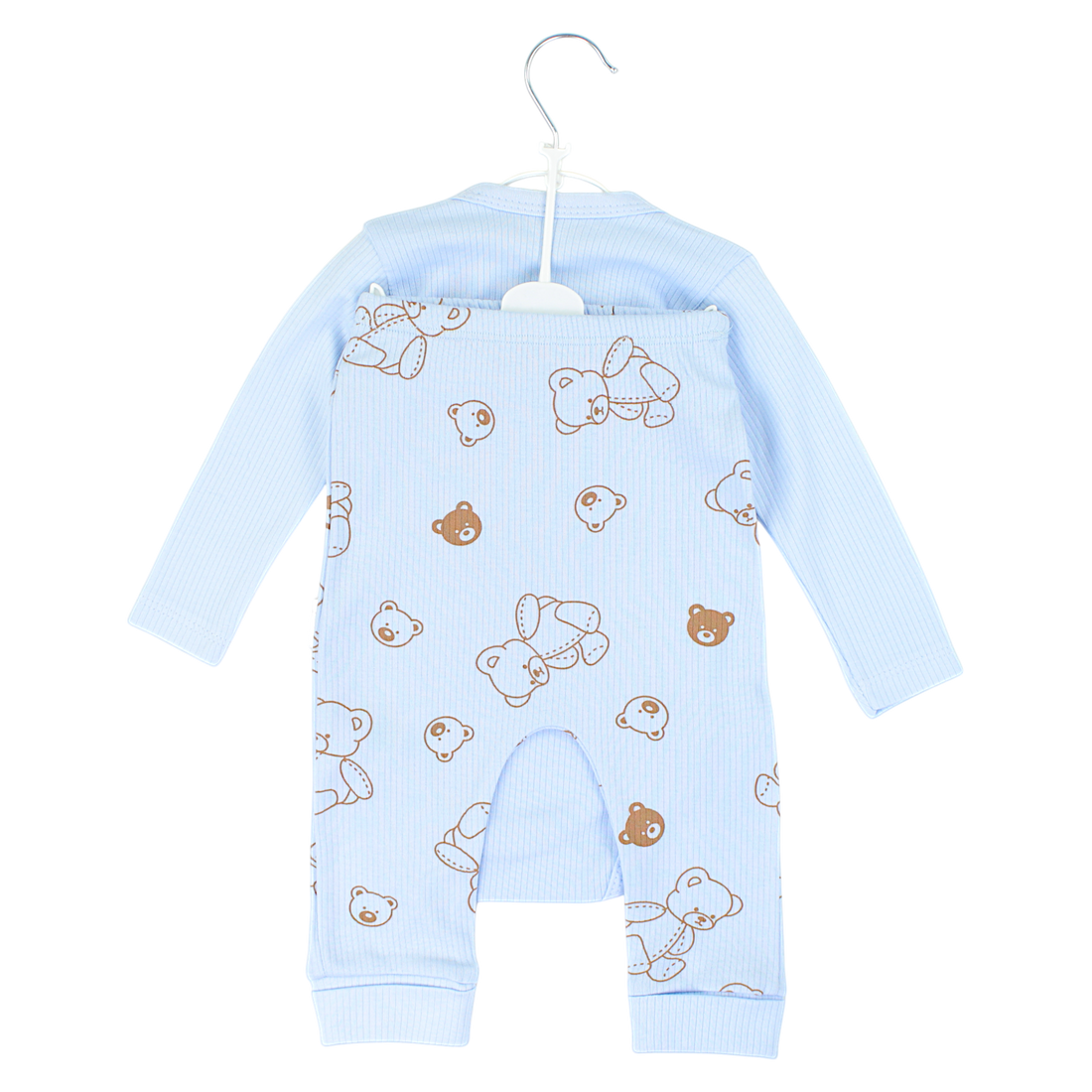 Set of bodysuit and sleepsuit for girls blue Nayinom 2418-27225-35