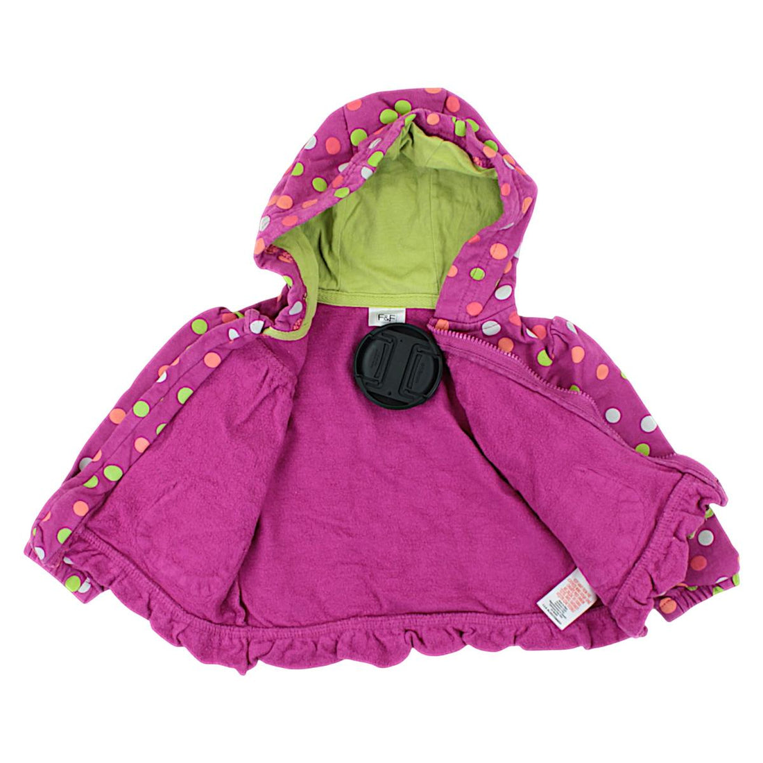 Girls' purple jacket used F&amp;F 242