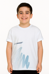 Boy's T-shirt Zigzag blue TonToy 24502-9725
