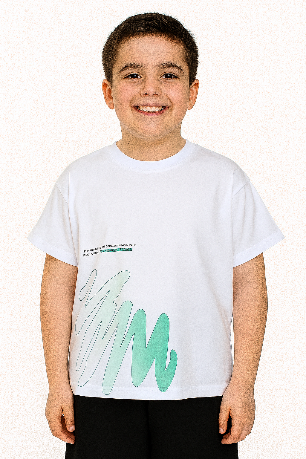 Zigzag boys' green T-shirt TonToy 24502-9725-48