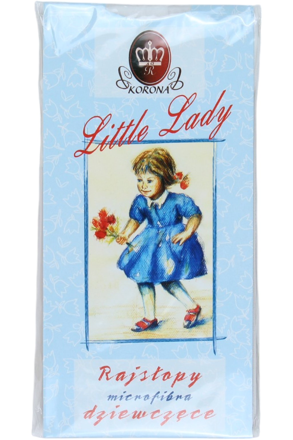 Girls' Microfiber Tights White Korona 2468-30525-3