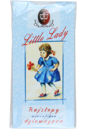 Girls' Microfiber Tights White Korona 2468-30525-3