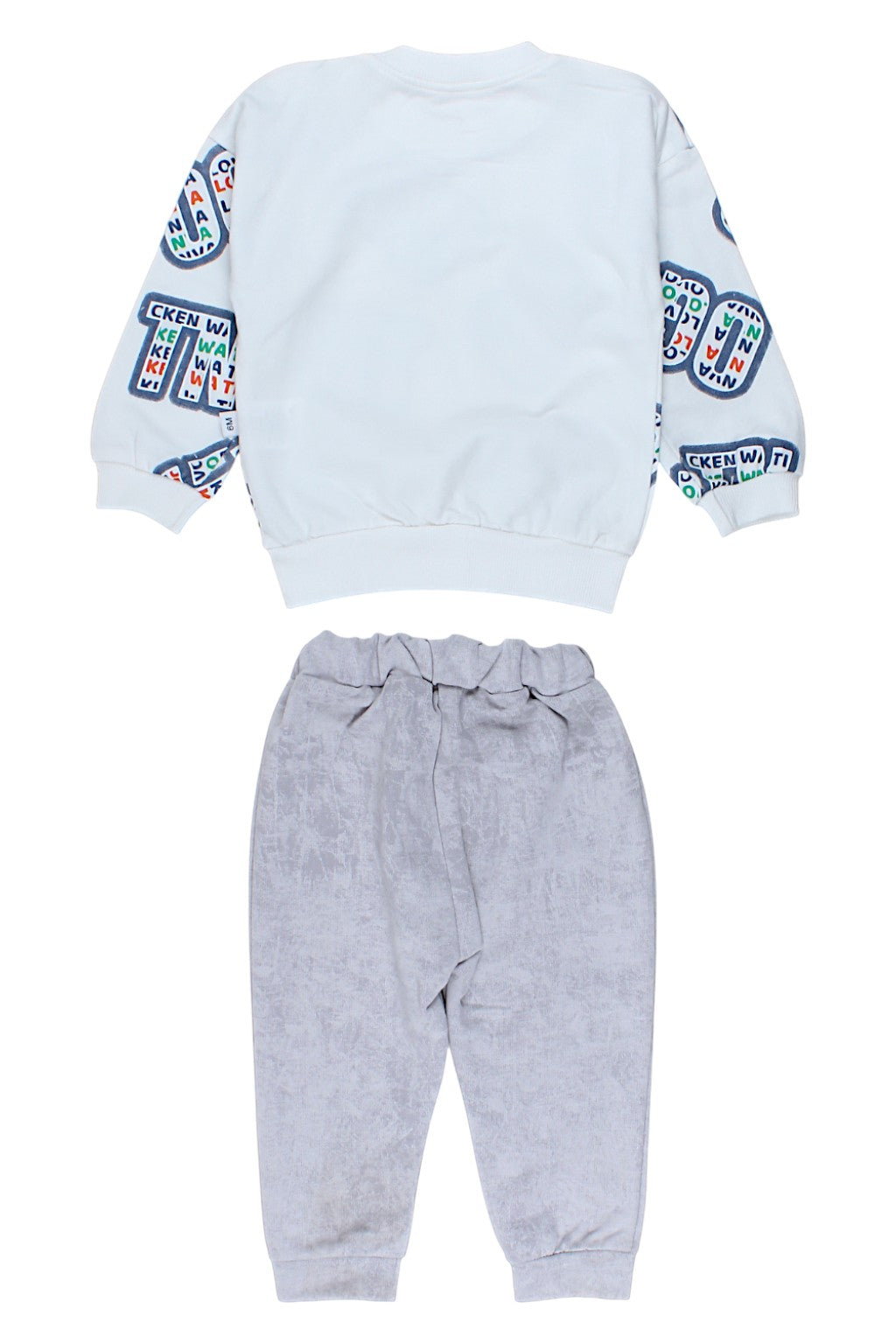 Boy's white tracksuit set Anilco baby 2505-241025