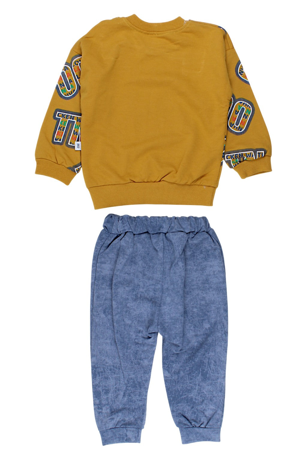 Boy's yellow tracksuit set Anilco baby 2505-241025