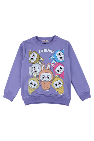 Dassi purple girl's sweatshirt 25320-6825-20