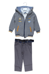 3-piece formal set for boys, ash gray, Baby Small 2541-291025