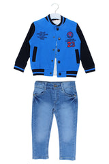 3-piece set with boys' jeans sapphire Bizizo 2703-6825-59