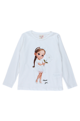 Cream girl's blouse File 2797-16925