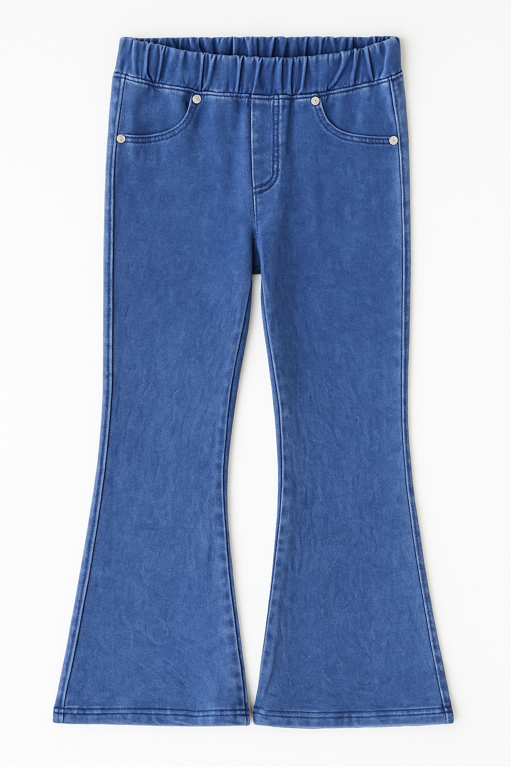 Girls' blue bell-bottom sweatpants Guliwerkids 2827-6525-26