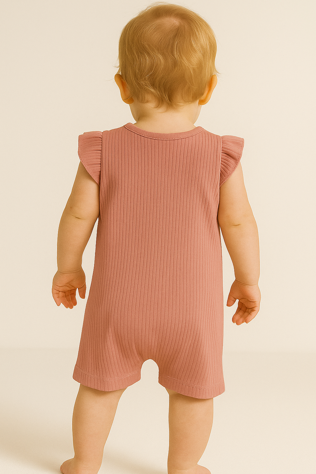 Girls' strawberry rompers dark pink Pokipo 3022-5625-10