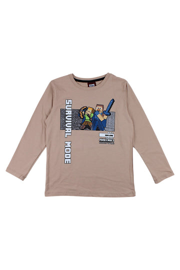 Boy's survival blouse beige Enes 30341-6825-1