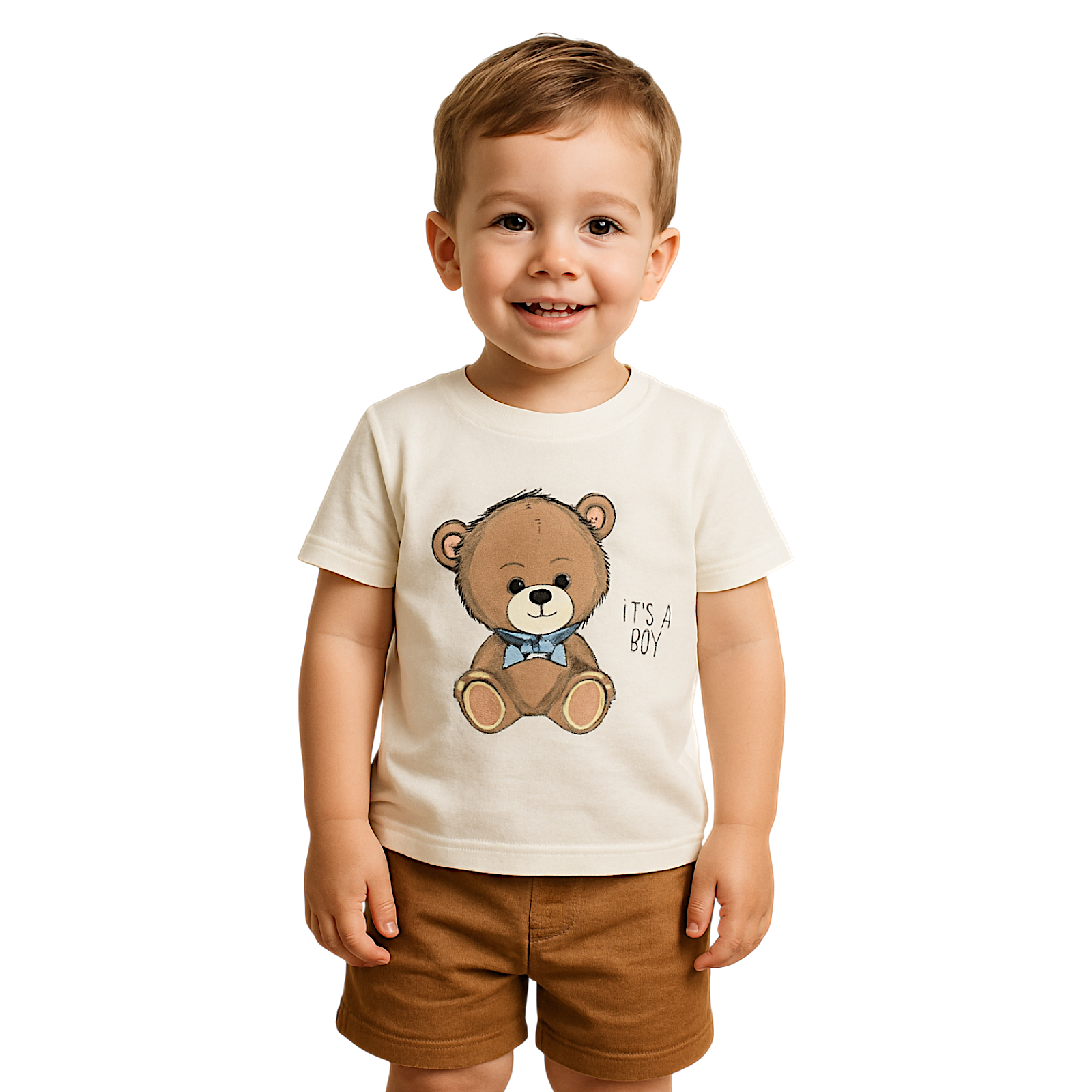 Boy's beige teddy bear set Arif baby 3412-30525