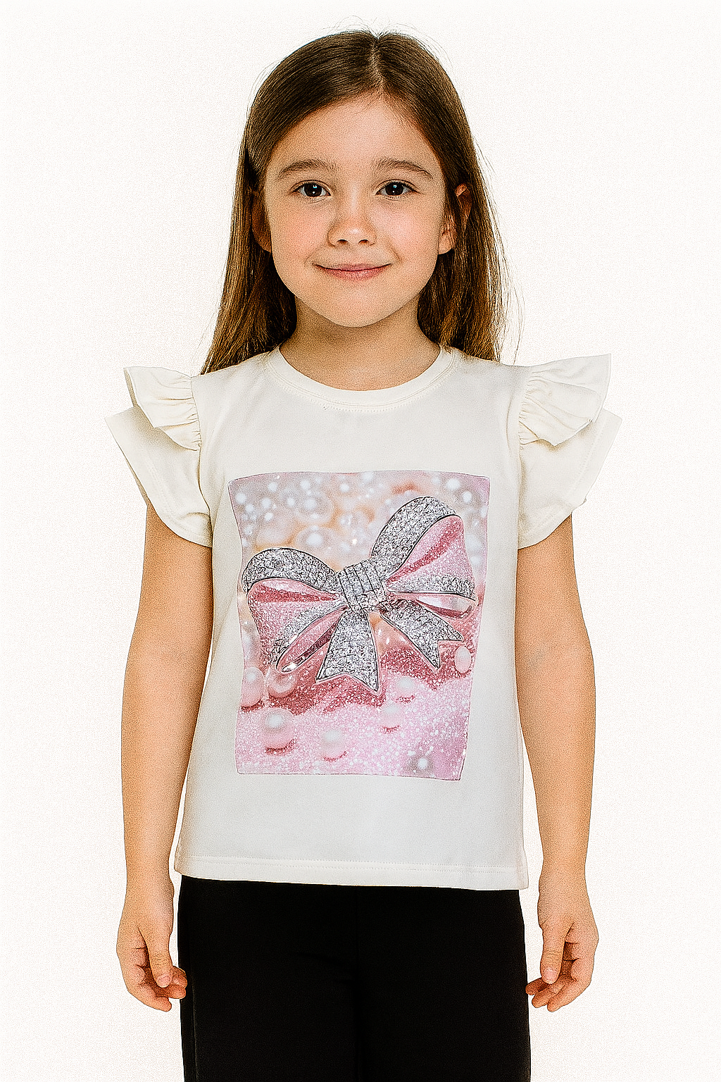 Cream girl's blouse Guliwerkids 3416-2725-28
