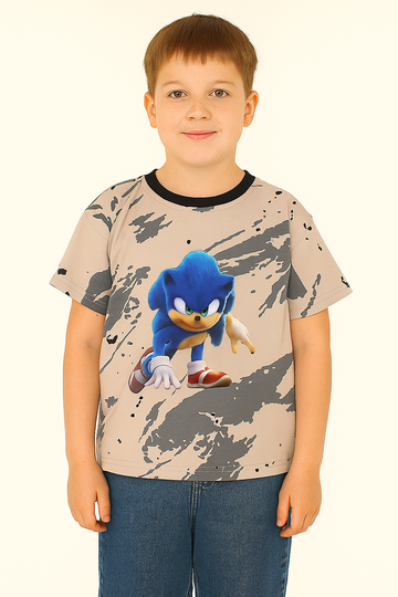 Boy's beige cotton blouse Guliwerkids 3423-30525-1