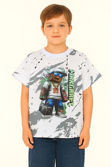 Boy's cotton blouse white Guliwerkids 3422-30525