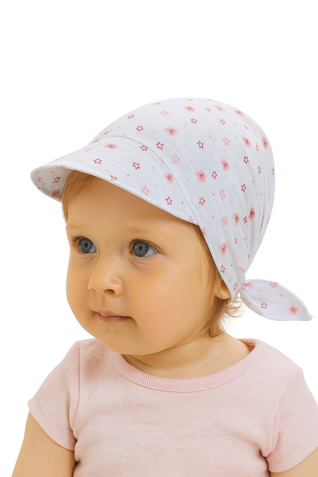 Girls' pink muslin scarf Guliwerkids 3234-5-26625