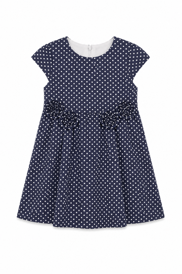 Mayoral 22-03920-054 Pleated dress girl 3920-54 lemon