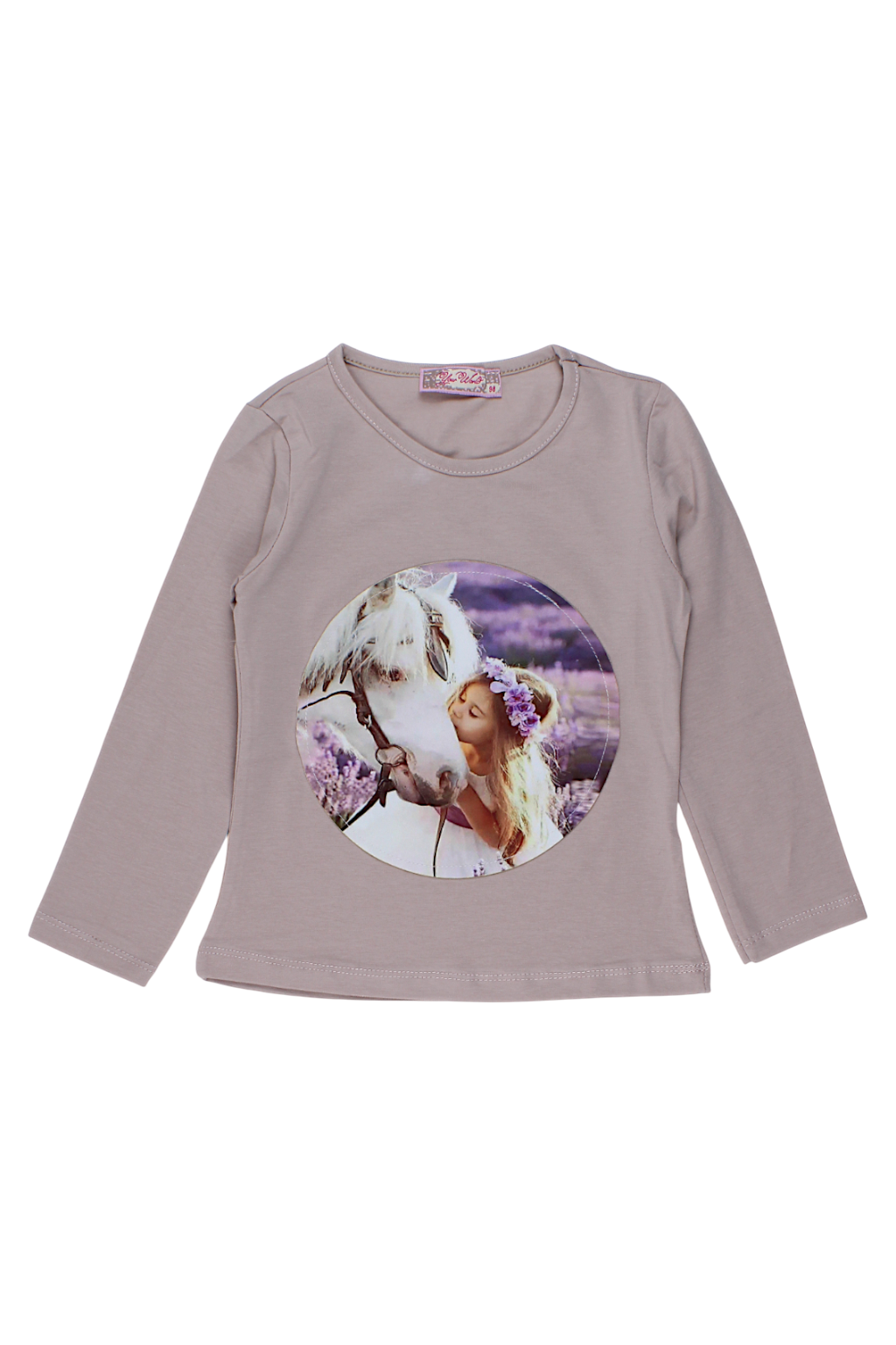 Beige girl's blouse Your Word 4121-12925-1