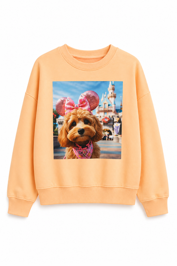 Bluza ekran piesek dziewczęca pomarańcz Basta 4202-22426