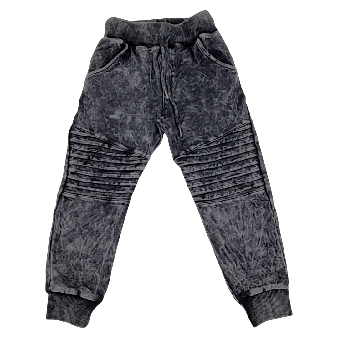 Boys black distressed trousers BoyBoy 423-27-28425
