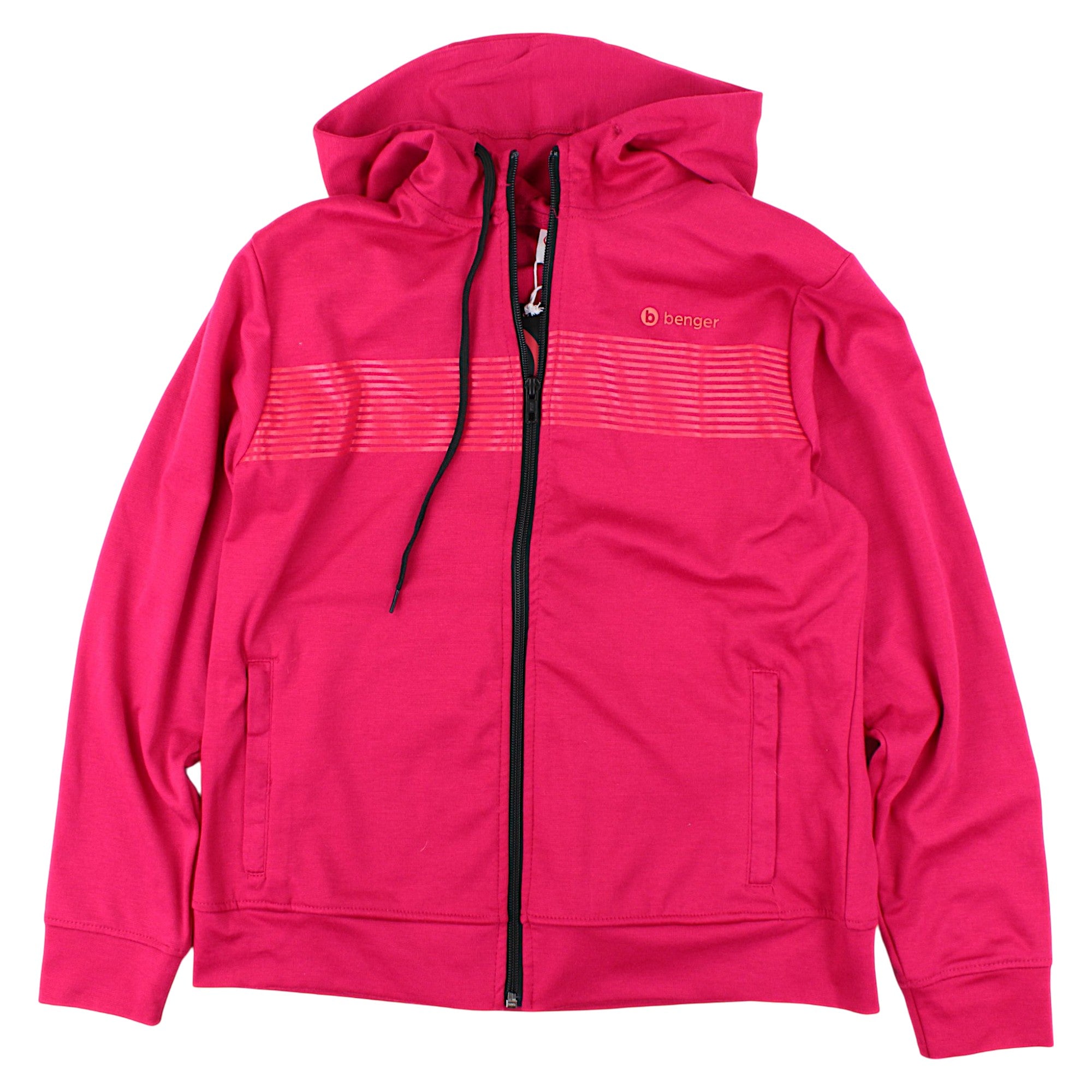 Hooded jacket with label for girls used Benger code 121