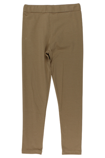 Girls' cotton leggings camel Timi 43102-20825