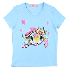 Girls' blouse blue Your Word 4323-2425-35