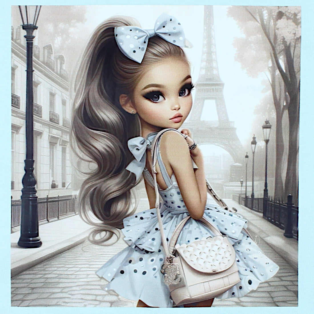 Girls' blouse mint Your Word 4327-2425-32