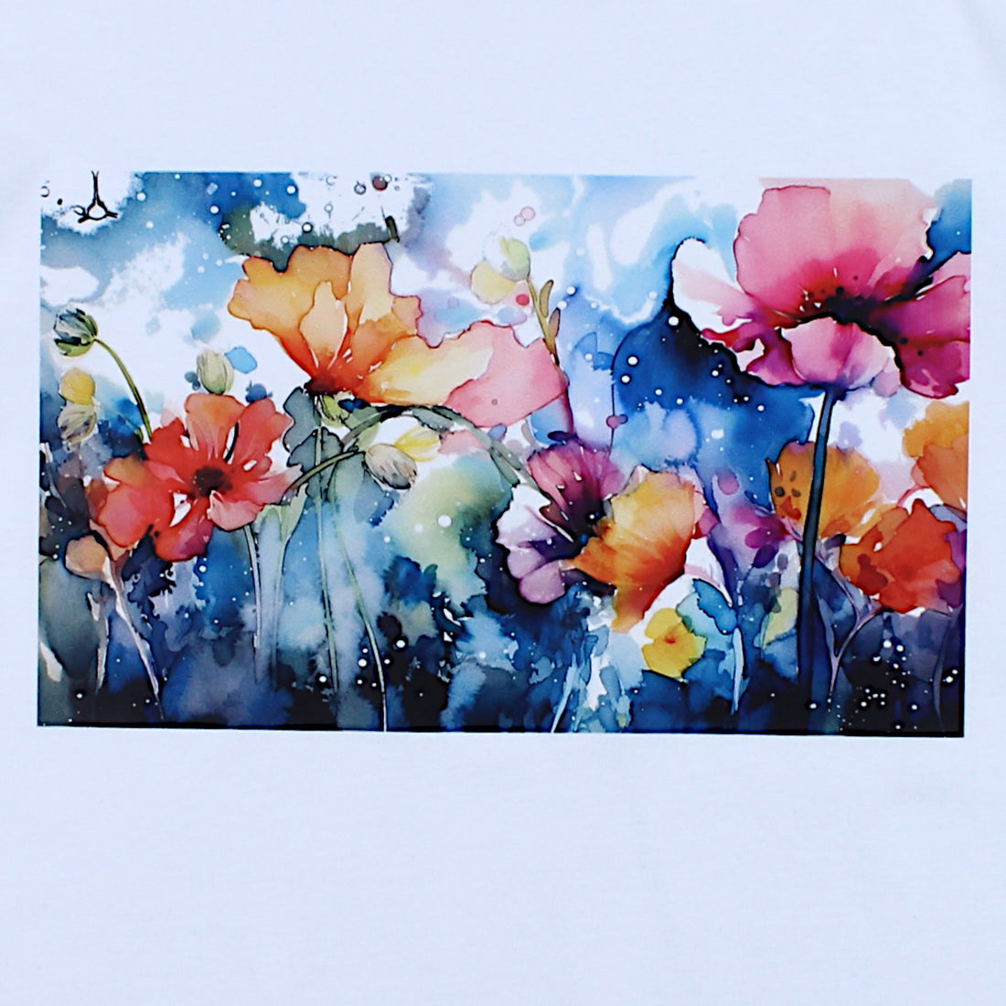 Girls' white flower blouse Your Word 4328-2425-3