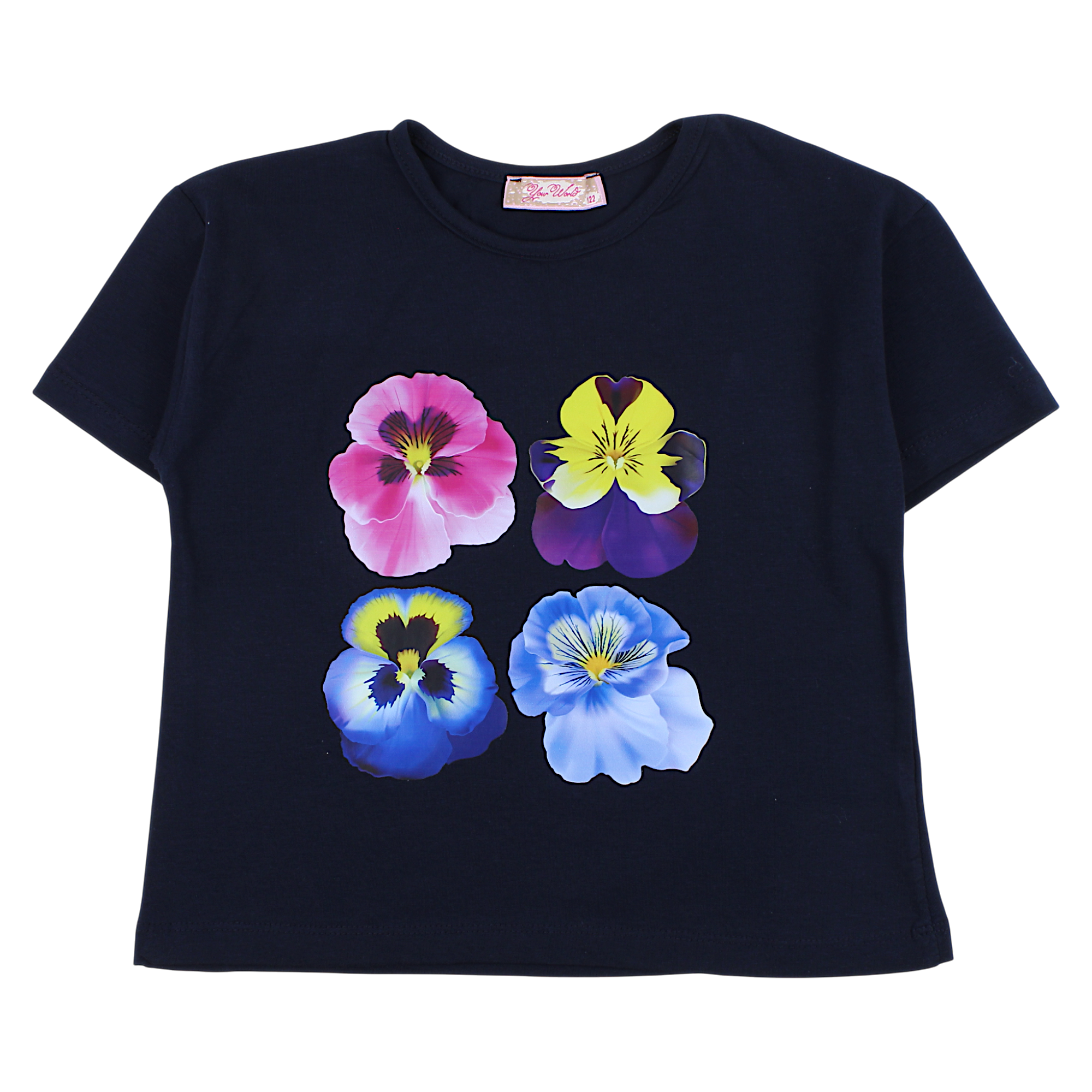 Girls' blouse navy blue Your Word 4330-2425-23