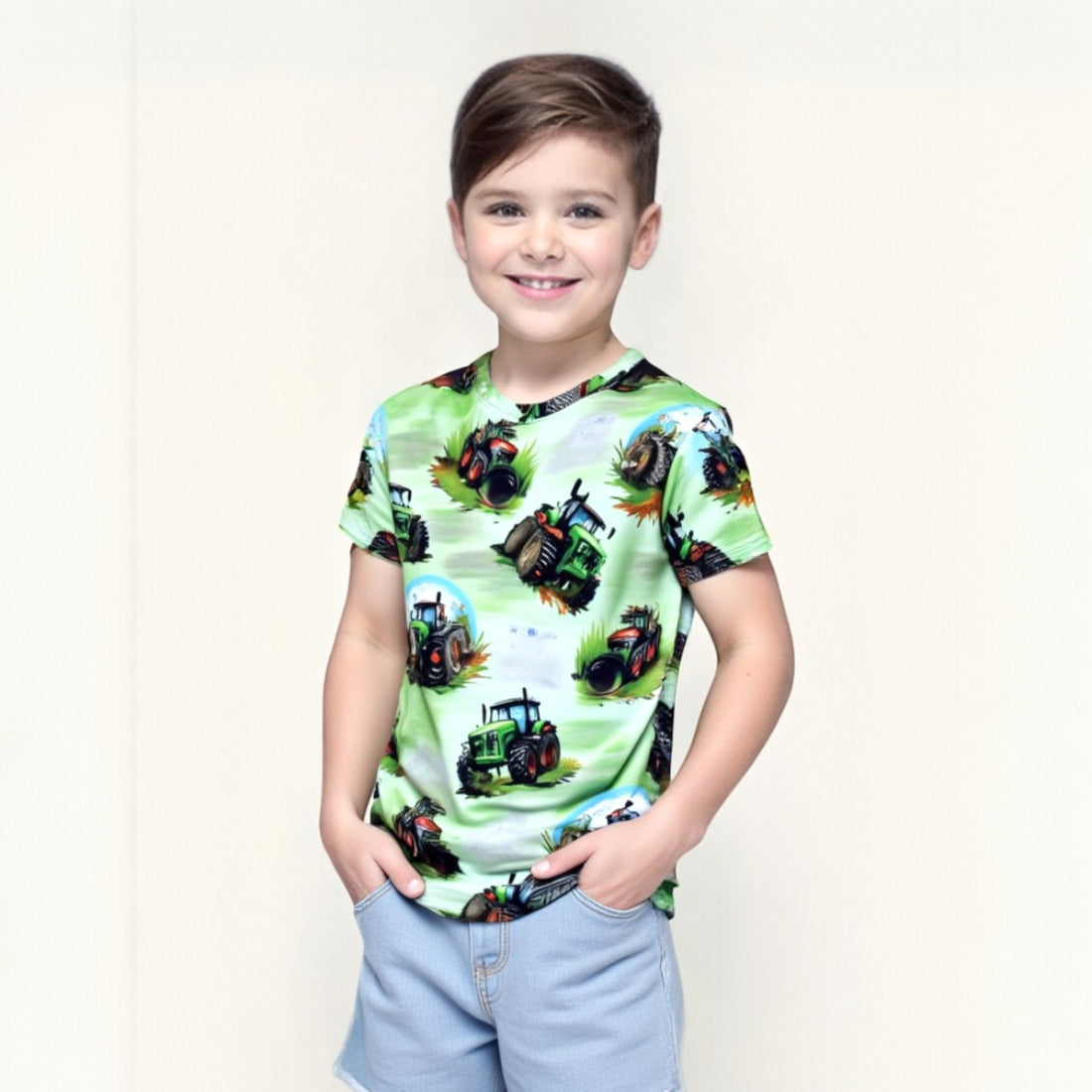 Boy's T-shirt green Zak-Tex 4339-24-21325