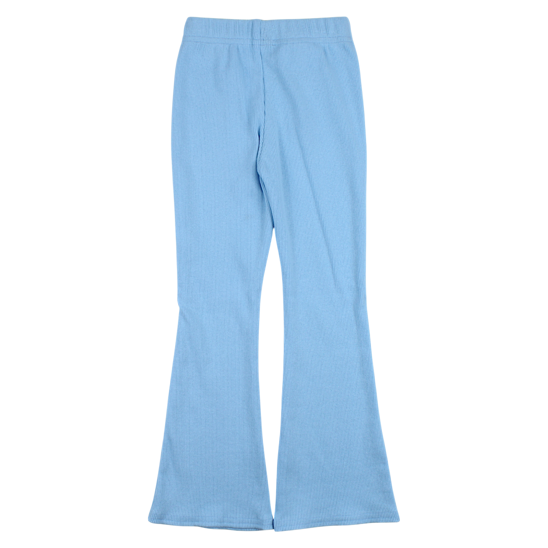 Girls' flared trousers striped blue Lambda 4350-2425-35