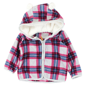 Insulated hoodie with bear ears for girls used H&amp;M code 122