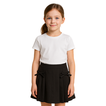 Elegant girls' skirt-shorts black Happy Star 8330-30525