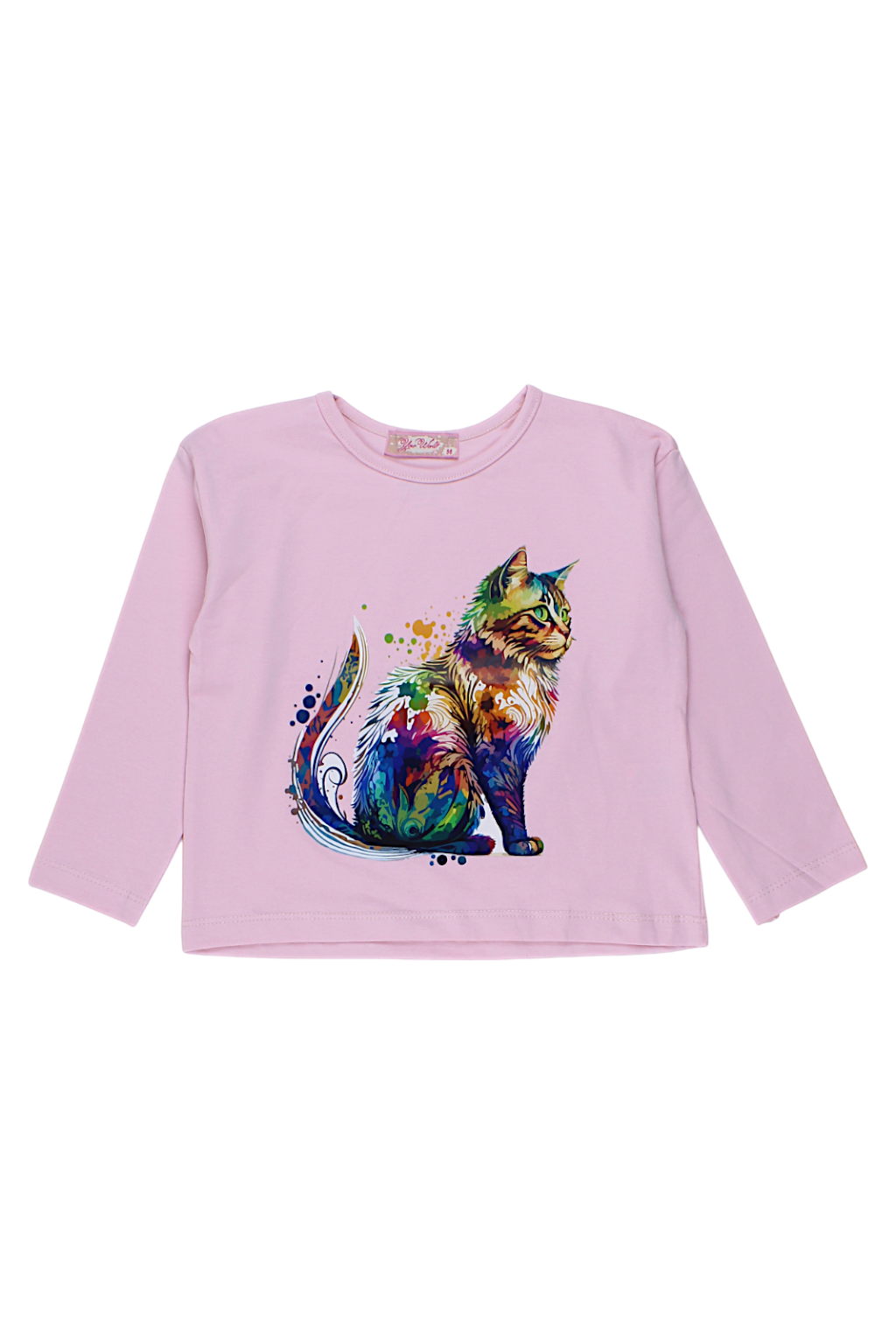 Girls' pink cotton blouse Your Word 465-30924-12925-40