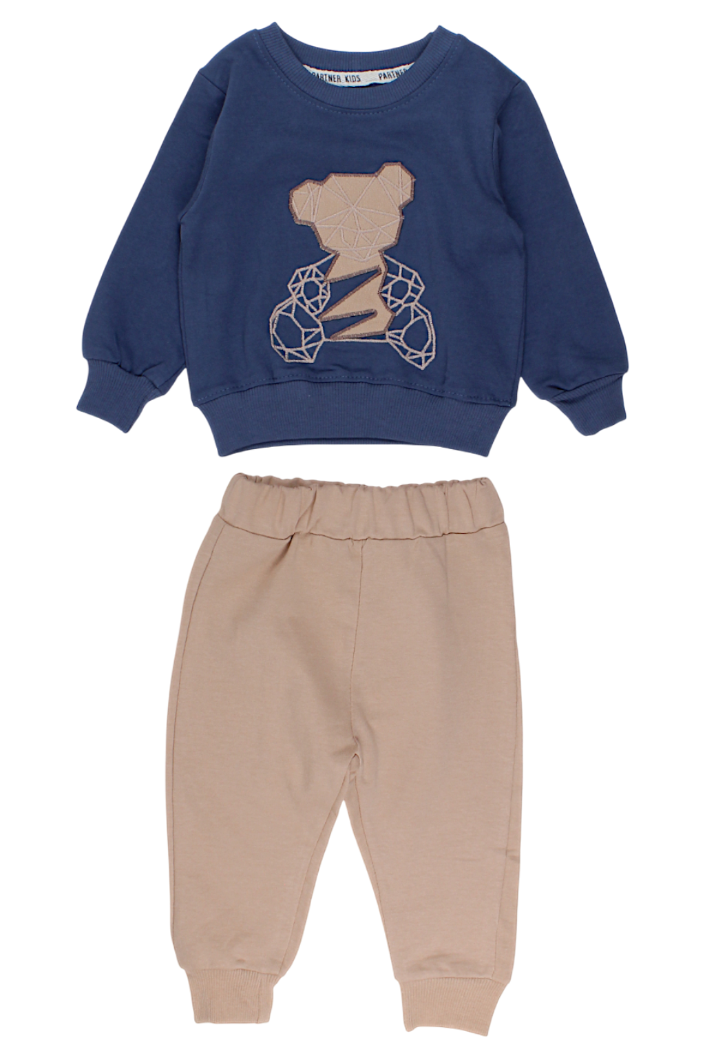 Boy's tracksuit with Teddy Bear embroidery, blue Partner 4735-27825-35