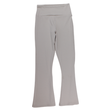 Elegant bell-bottoms with a stripe for girls, beige, Timi 4928-14425